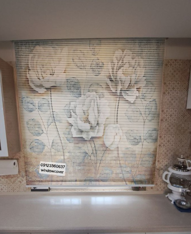 پرده زبرا ساده و طرح دار کد ۱۰۰۹