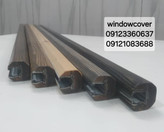 میل پرده مینیمال چوبی