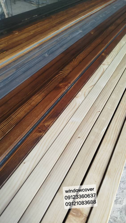 میل پرده مینیمال چوبی