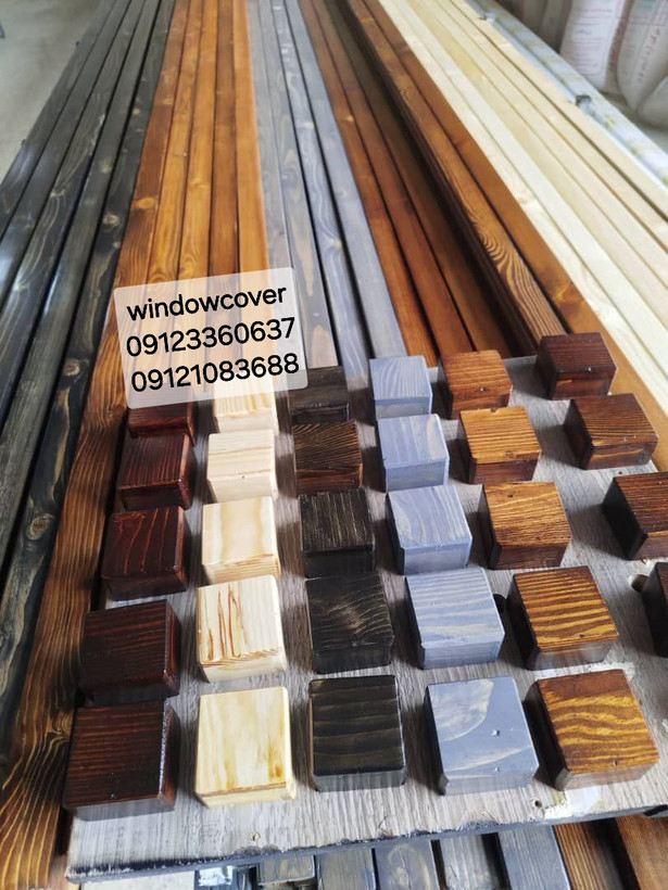 میل پرده مینیمال چوبی