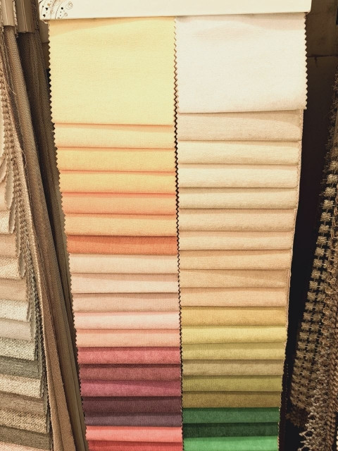 پرده رومن مدل کتان هازان