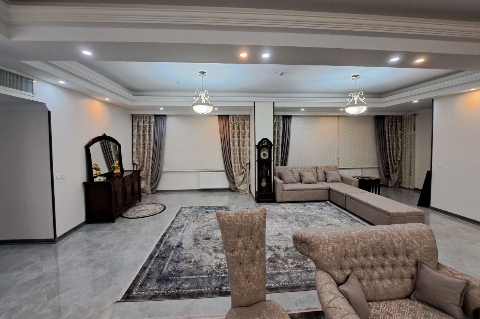 دکور پرده پذیرایی ساتن پتینه