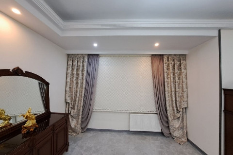 دکور پرده پذیرایی ساتن پتینه