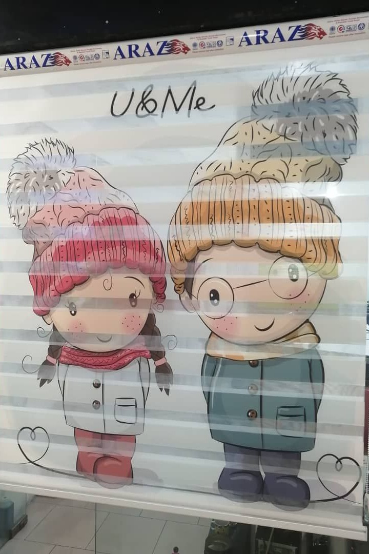 پرده زبرا اتاق خواب کد ۱۰۰۱۱