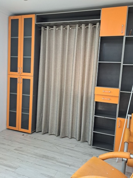 پرده پانج کوتاه و بلند کتان رنگی کد۱۰۰۱۷