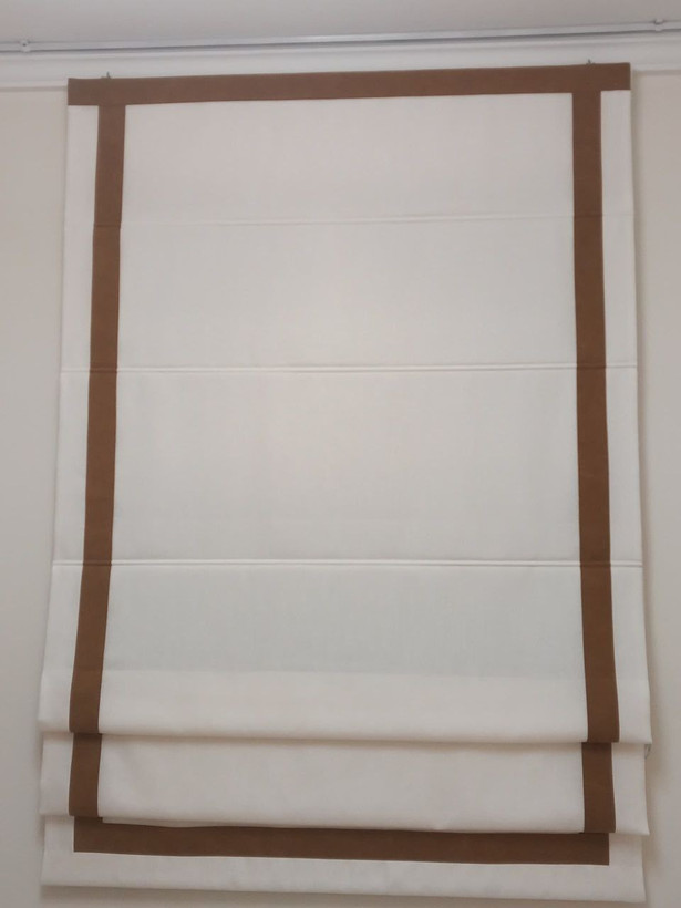 پرده رومن ساده کتان کد۱۰۰۱۸