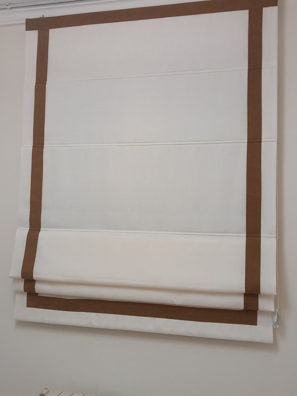 پرده رومن ساده کتان کد۱۰۰۱۸