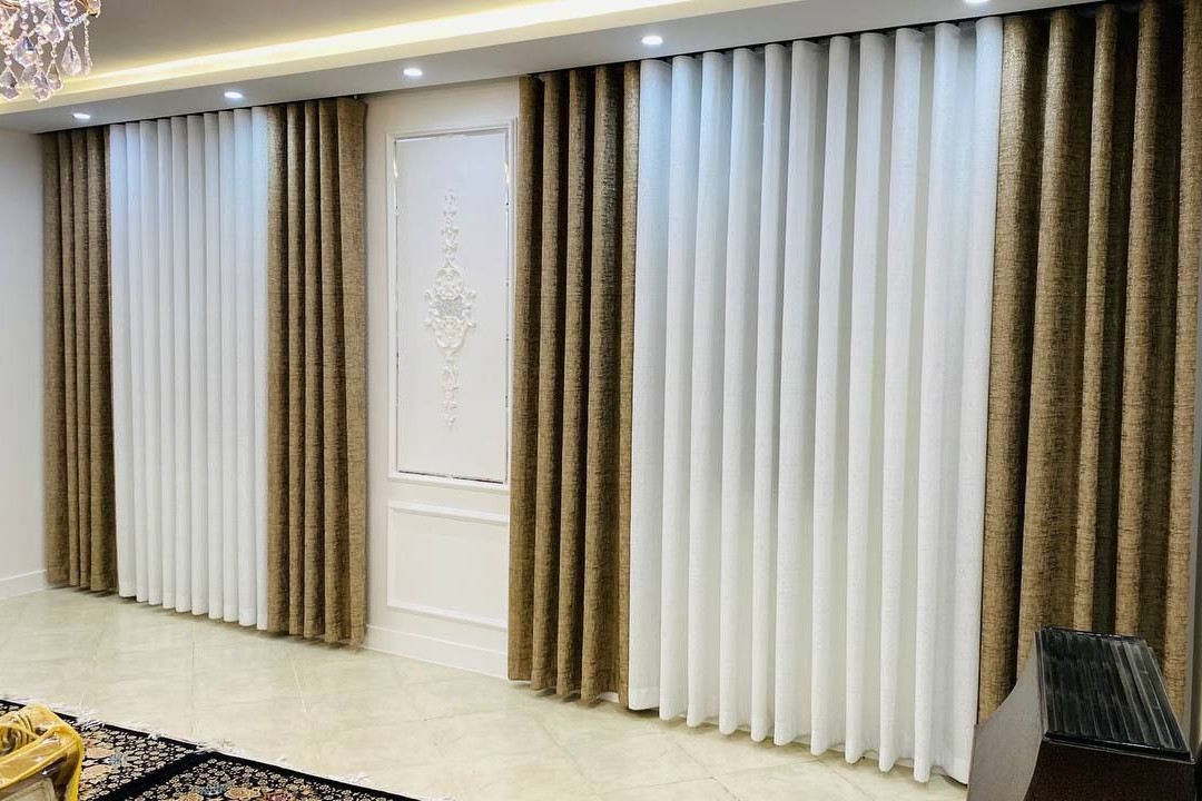 پرده مینیمال مخمل شانل کد ۱۰۰۲۱