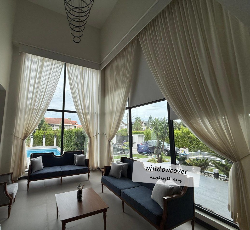 پرده ویلا حریر ابریشم کد۱۰۰۲۷